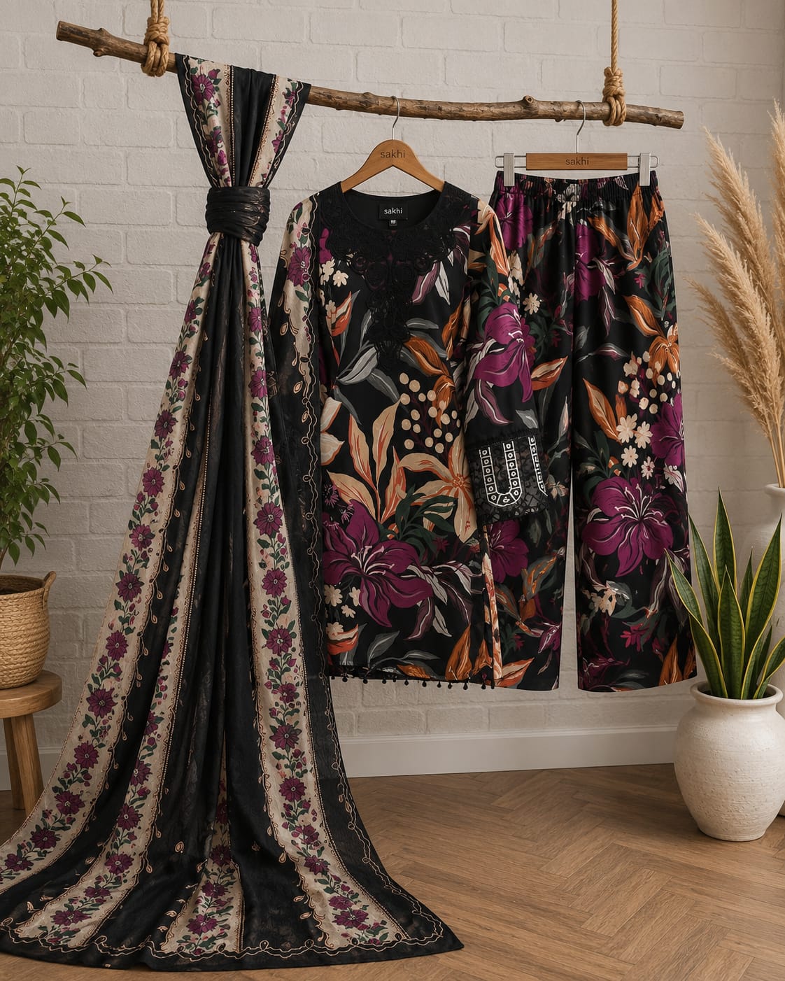 Safa Luxury 1113 Pakistani Digital Print 3-Piece Suit