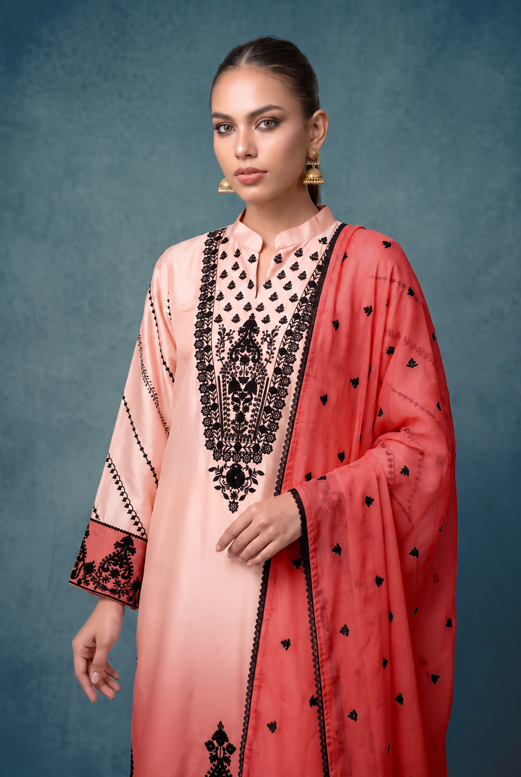 Safa Luxury Trendz Satin 3-Piece Suit