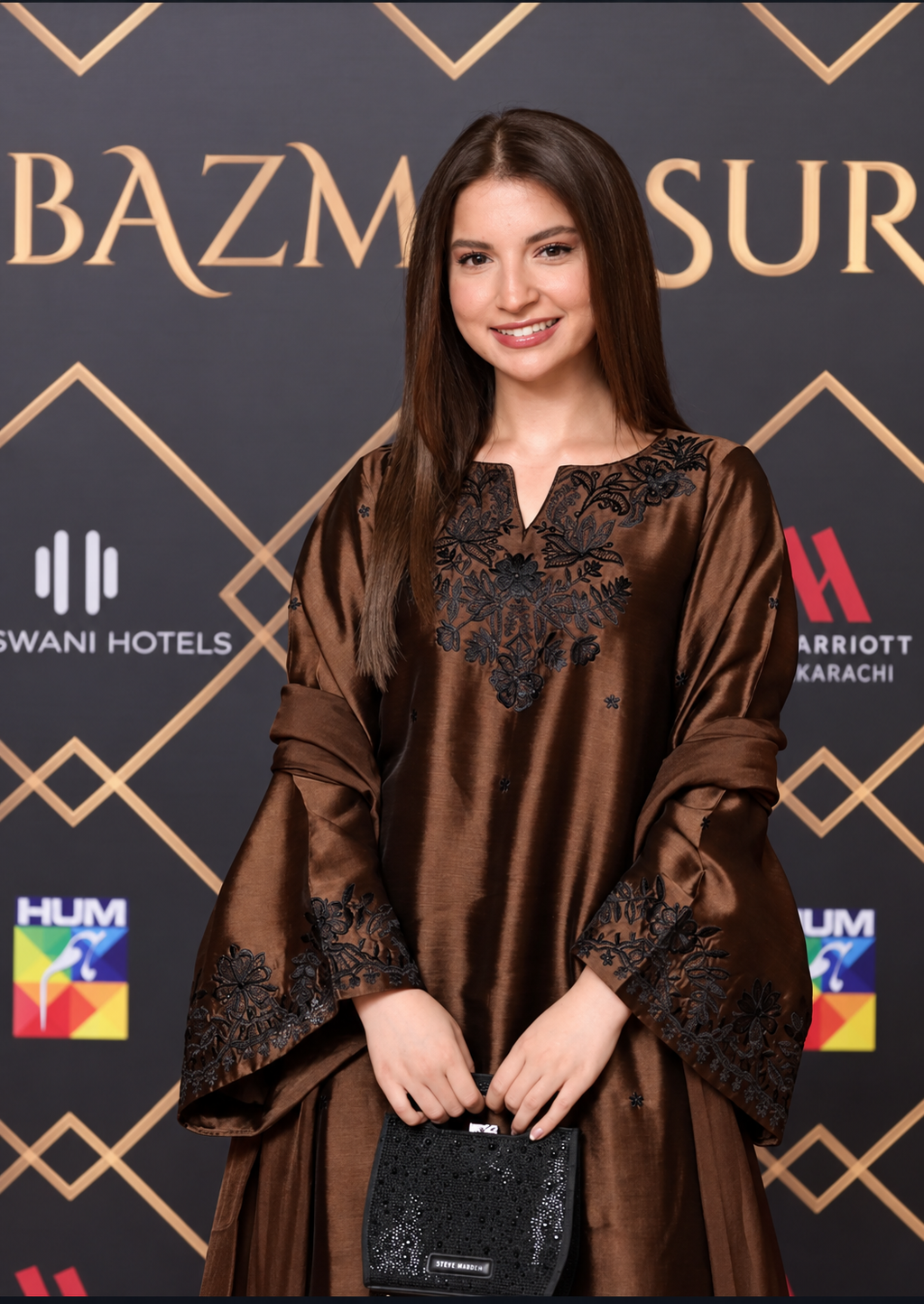 Safa Luxury Satin Silk 3-Piece Palazzo Suit (dananeer)