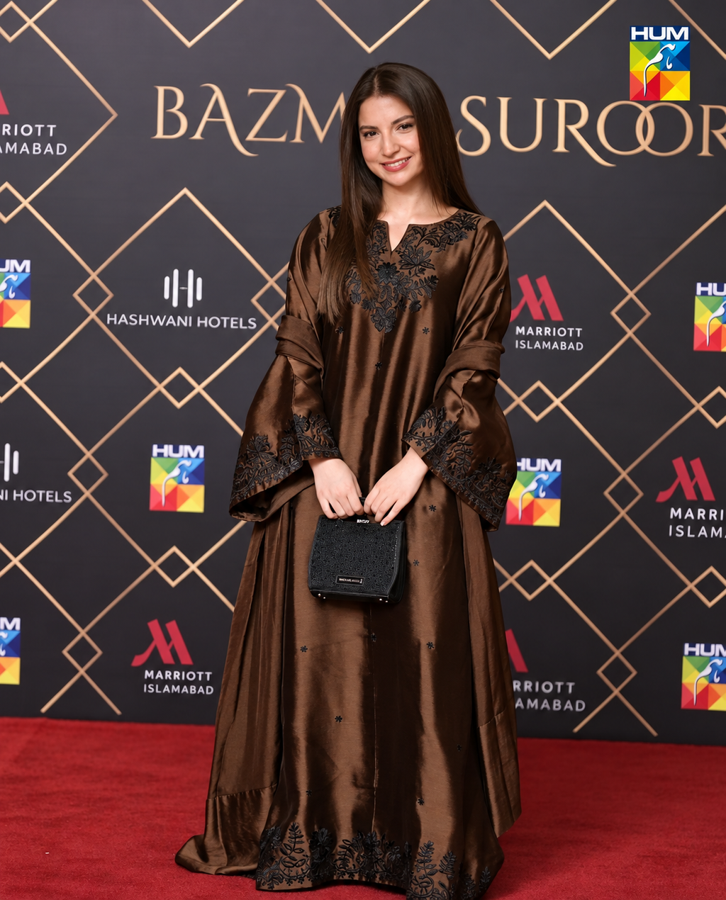 Safa Luxury Satin Silk 3-Piece Palazzo Suit (dananeer)