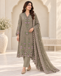 Safa Luxury Heavy Embroidered Chiffon 3-Piece Suit