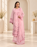 Safa Premium-9 Luxury Lawn Cotton Embroidery Designer Work Suit